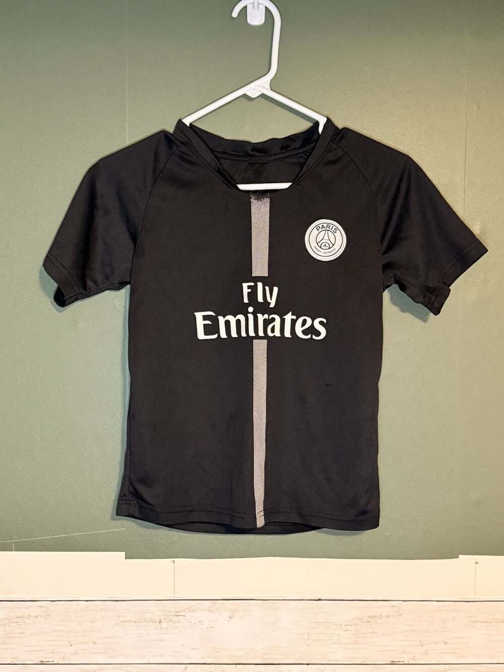 Paris Saint-Germain 2018/19 Jordan Third Jersey Black Fly‎ Emirates